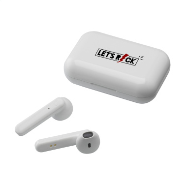 Logo trade promotional giveaways image of: Sensi TWS Wireless Earbuds in Charging Case
