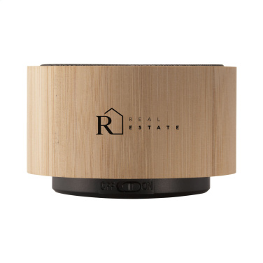 Logotrade promotional item picture of: Wave Bamboo Wireless Speaker