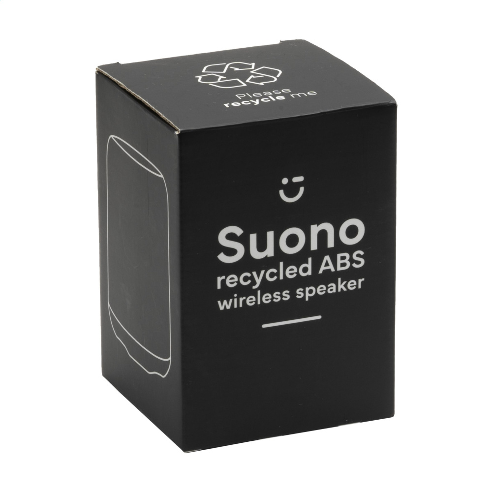 Logo trade corporate gifts image of: Suono RCS Recycled ABS Wireless Speaker