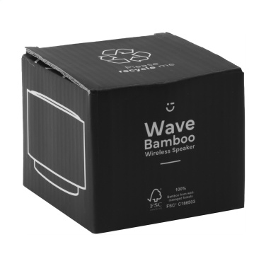 Logotrade promotional giveaways photo of: Wave Bamboo Wireless Speaker
