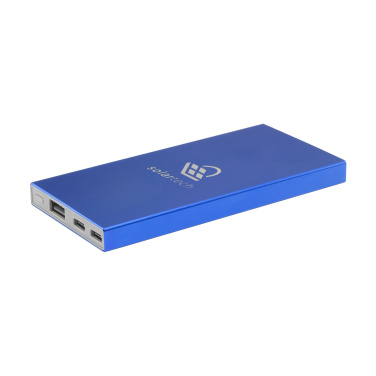 Logotrade promotional product image of: Tecco GRS Recycled Alu Powerbank 5000 external charger