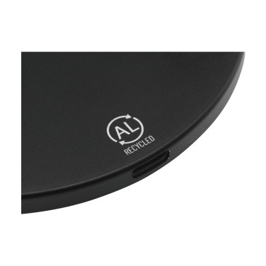 Logotrade corporate gift picture of: Tecco GRS Recycled Alu 15W Wireless Charger