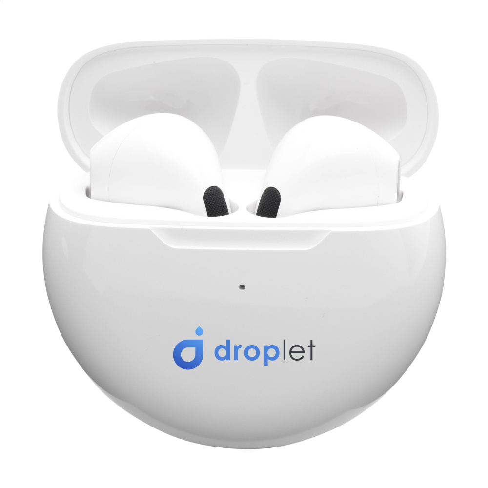 Logo trade promotional giveaway photo of: Calypso RCS Recycled Wireless Earbuds