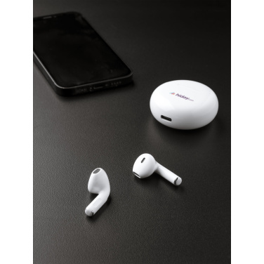 Logo trade advertising products picture of: Calypso RCS Recycled Wireless Earbuds