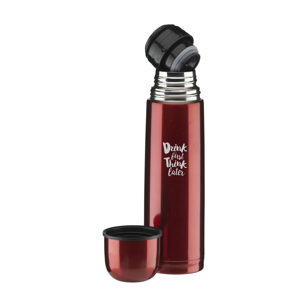 Logo trade promotional giveaways image of: ThermoColour 500 ml thermo bottle