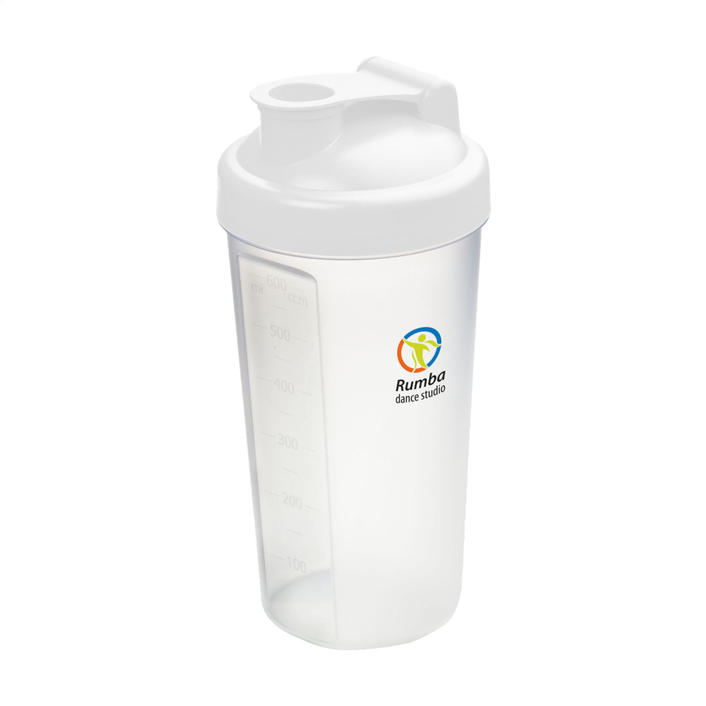 Logo trade promotional giveaways image of: Shaker Protein 600 ml drinking cup