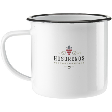 Logo trade advertising products image of: Retro Enamel Mug 350 ml