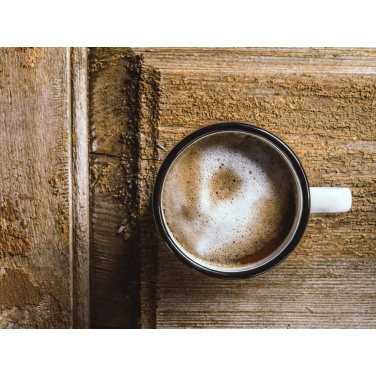 Logo trade promotional merchandise photo of: Retro Enamel Mug 350 ml