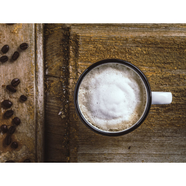 Logo trade corporate gift photo of: Retro Enamel Mug 350 ml