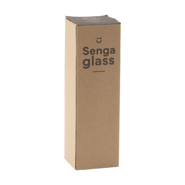 Logo trade promotional giveaways image of: Senga Glass 500 ml drinking bottle