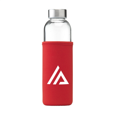 Logo trade advertising products picture of: Senga Glass 500 ml drinking bottle