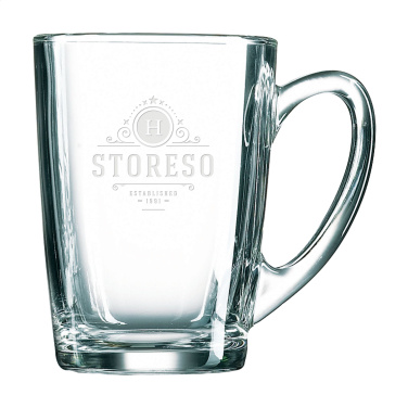 Logo trade promotional products image of: Morning Tea Glass 320 ml