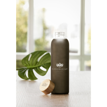 Logo trade business gifts image of: Frosty Glass Bottle 550 ml drinking bottle