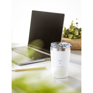 Logotrade business gift image of: Re-Steel RCS Recycled Coffee Mug 380 ml thermo cup