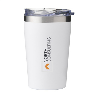 Logotrade business gift image of: Re-Steel RCS Recycled Coffee Mug 380 ml thermo cup