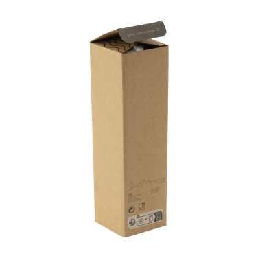Logotrade promotional merchandise image of: Frosted Bottle RCS Recycled Steel 500 ml thermo bottle