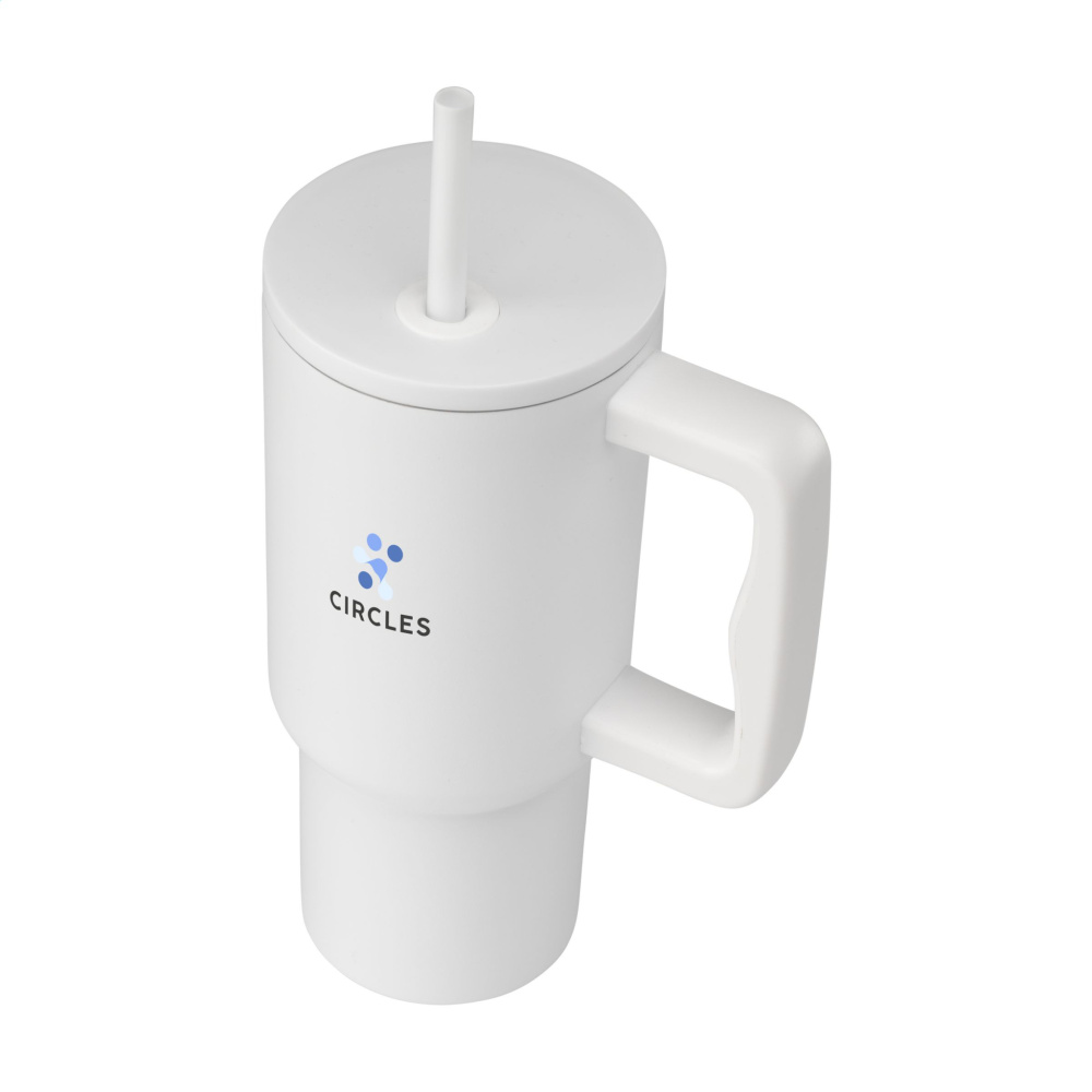 Logotrade advertising product picture of: Rhino RCS Recycled Steel Cup 900 ml