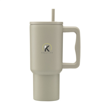 Logo trade business gifts image of: Rhino RCS Recycled Steel Cup 900 ml