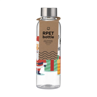 Logotrade business gift image of: Senga GRS RPET Bottle 500 ml X-Mas