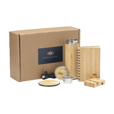 Logotrade promotional item image of: Merch Set Bamboo Boost