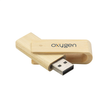 Logo trade promotional giveaway photo of: USB Waya Bamboo  8 GB