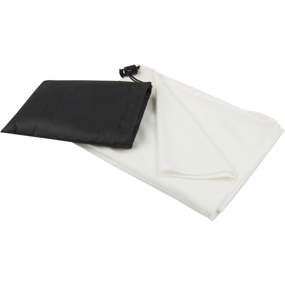 Logo trade promotional products picture of: Lucas RPET sport towel 50x100 cm