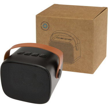 Logo trade business gift photo of: Diya 3W wireless recycled plastic speaker