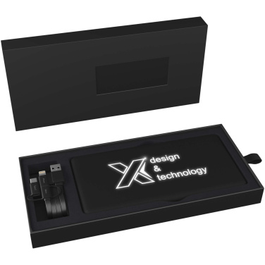 Logotrade promotional product picture of: SCX.design P30 8000 mAh light-up solar power bank