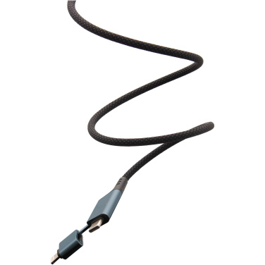 Logo trade promotional products picture of: SCX.design C52 100W 4-in-1 rPET magnetic ultra fast charging cable 