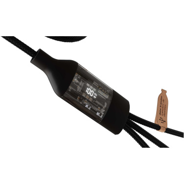 Logotrade promotional item image of: SCX.design C50 5-in-1 fast charging 100W/5A cable with digital display