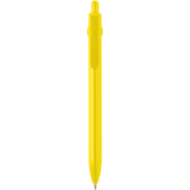 Logo trade promotional items image of: Fidget recycled plastic ballpoint pen (black ink)