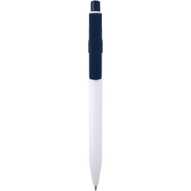 Logo trade promotional merchandise picture of: Unica recycled plastic ballpoint pen (black ink)