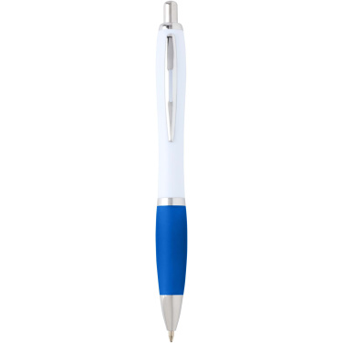 Logo trade promotional item photo of: Nash recycled plastic ballpoint pen (black ink)