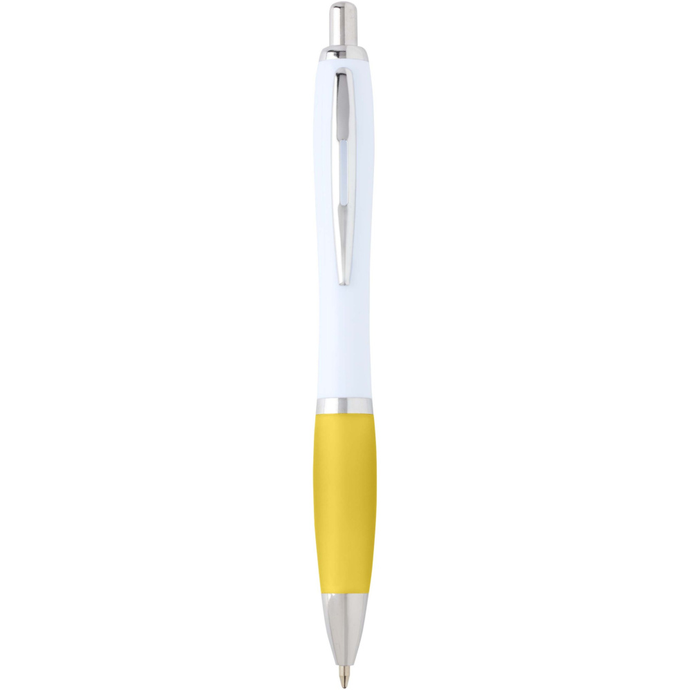 Logo trade business gift photo of: Nash recycled plastic ballpoint pen (blue ink)