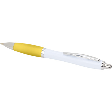 Logo trade advertising products picture of: Nash recycled plastic ballpoint pen (blue ink)