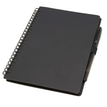 Logotrade business gifts photo of: Slate reusable soft cover notebook and pen set (black ink)