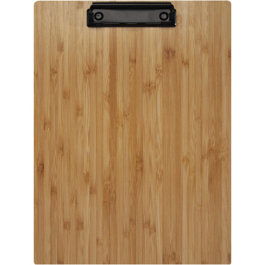 Logo trade promotional giveaways image of: Tavula bamboo clipboard