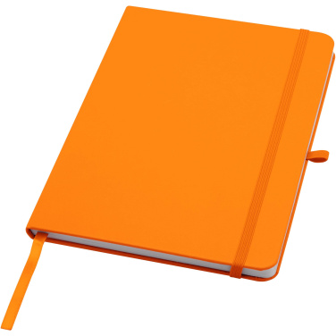 Logotrade promotional gift picture of: Teak A5 recycled hard cover notebook with lined pages