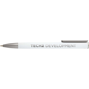 Logotrade promotional item image of: Ziguur recycled aluminium ballpoint pen (black ink)