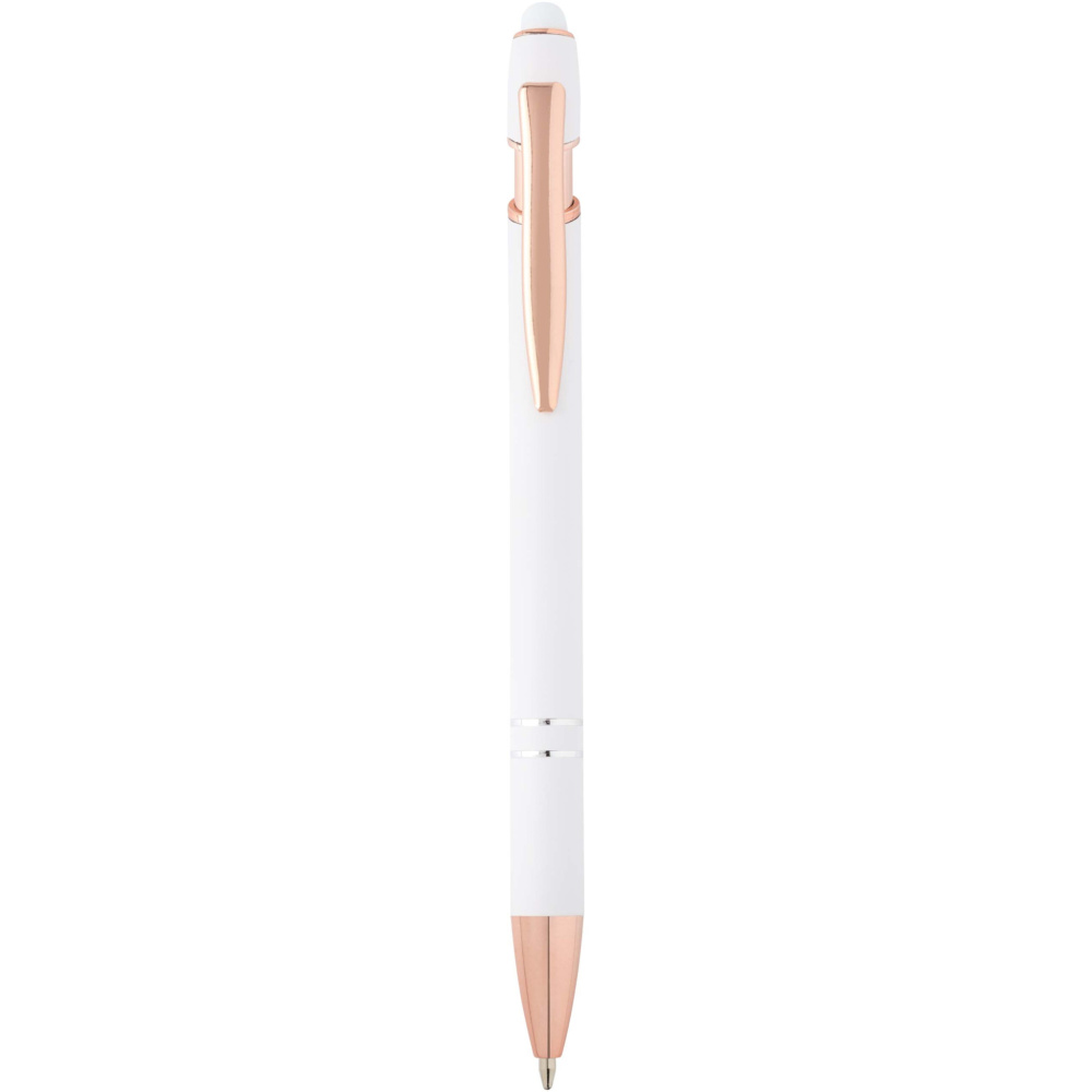 Logo trade promotional products picture of: Nanna ballpoint pen with rose gold finish (black ink)