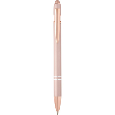 Logo trade promotional product photo of: Nanna ballpoint pen with rose gold finish (black ink)