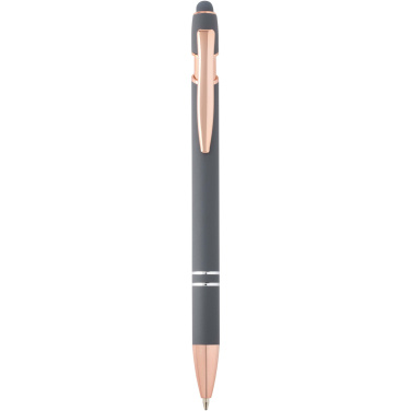 Logo trade corporate gifts image of: Nanna ballpoint pen with rose gold finish (black ink)