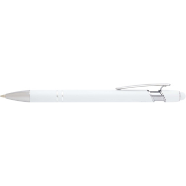 Logo trade promotional merchandise picture of: Kish ballpoint pen with silver finish (black ink)