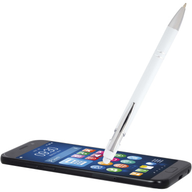 Logo trade advertising product photo of: Kish ballpoint pen with silver finish (black ink)