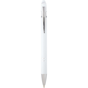 Logo trade promotional item photo of: Kish ballpoint pen with silver finish (black ink)