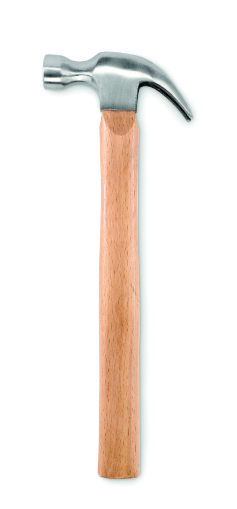Logo trade promotional product photo of: Wooden claw hammer