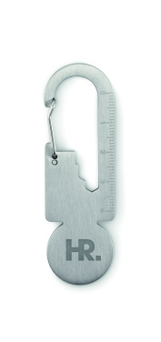 Logo trade promotional giveaways picture of: Multifunctional key ring token