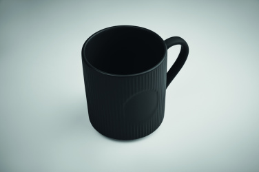 Logo trade promotional gift photo of: Ribbed ceramic mug mat 340 ml