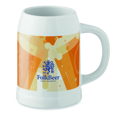 Logo trade promotional gifts picture of: Sublimation beer mug 500 ml