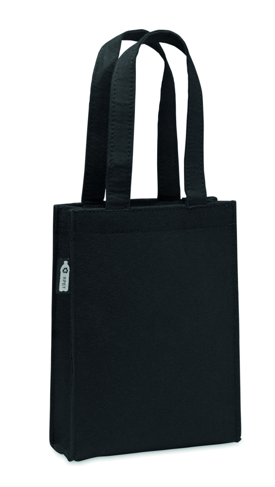 Logo trade promotional items image of: Small RPET felt gift bag